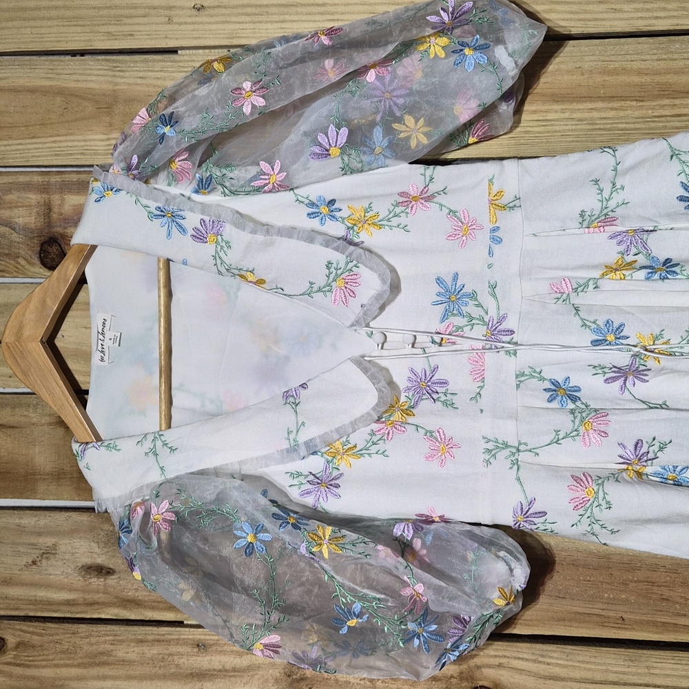 For Love & Lemons Embroidered Dress